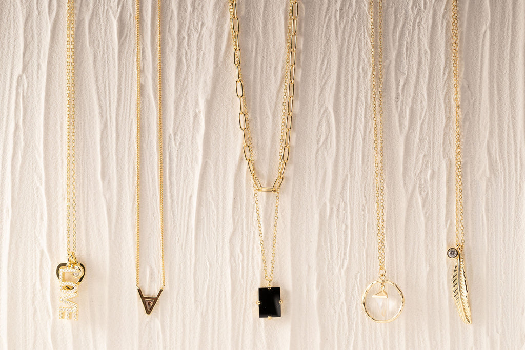 Beautiful necklaces with crystal pendants that empower women