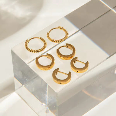 2025 Fashion Gold Cuff Earrings 