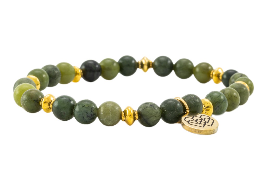 Harness the enduring power of our 6mm Jade bead bracelet, revered for centuries. This sacred stone, with its life-giving energy and protective qualities, radiates harmony and luck, bringing tranquility, good fortune, and amplified blessings when received as a gift.