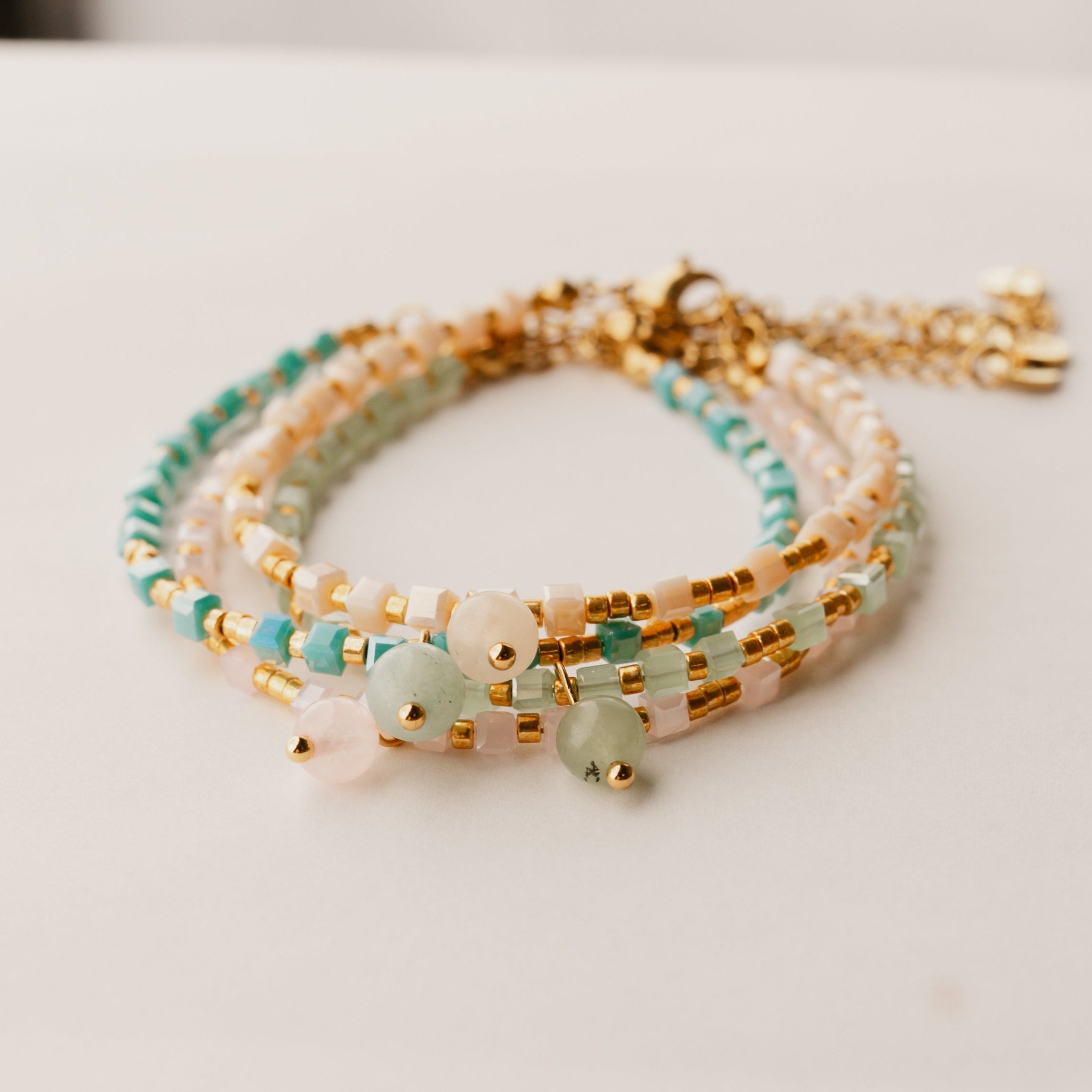 I AM Joy Pink Aventurine Beaded Bracelet – I AM LOVE PROJECT